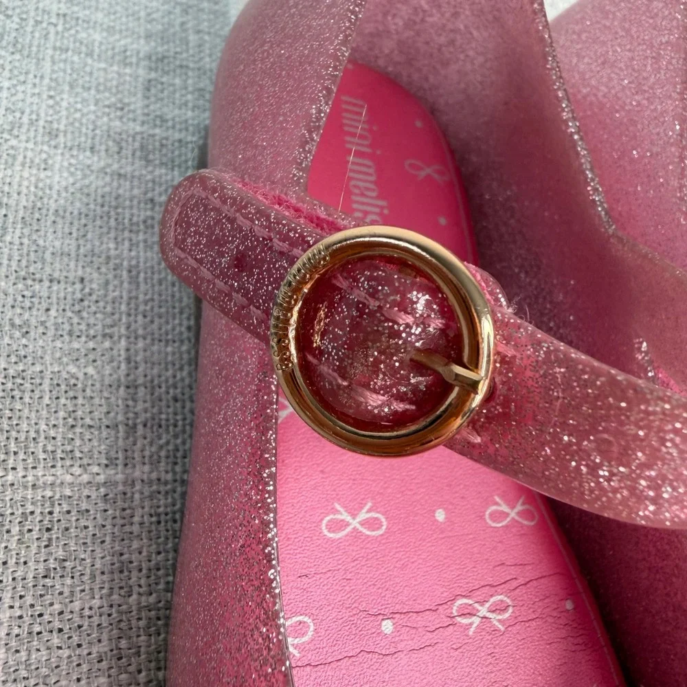 Mini Melissa‎ Toddler Girl's 9 Sweet Love Mary Jane Ballerina Flats Jelly Shoes